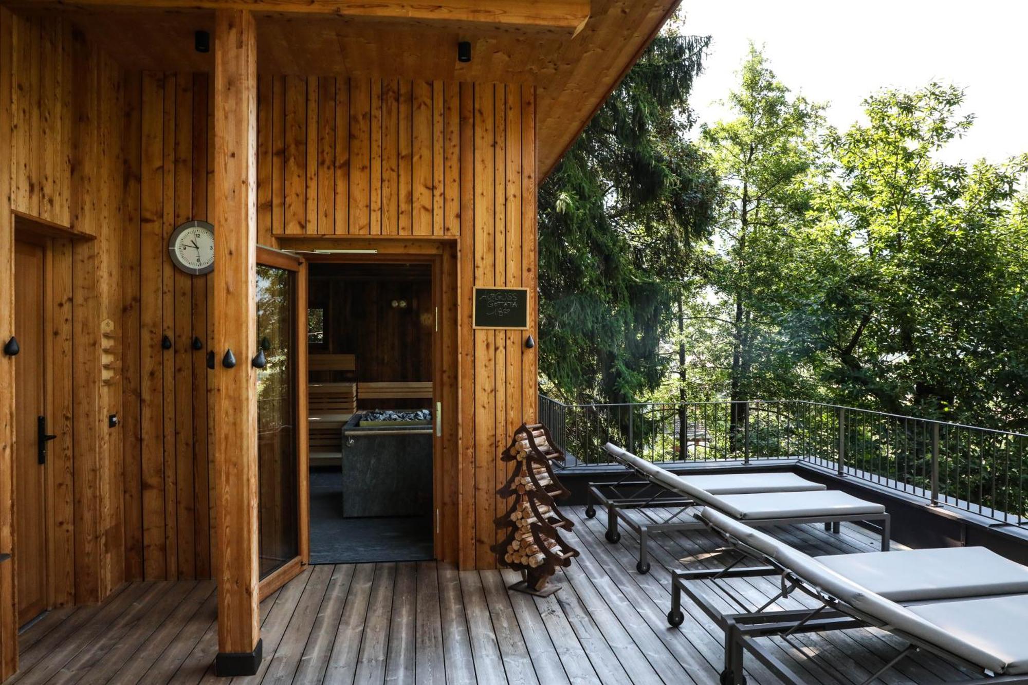 Hotel Bad Fallenbach San Leonardo in Passiria Bagian luar foto
